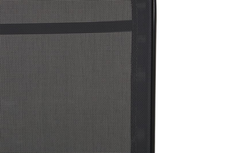 Monaco Solsäng med justerbar rygg i aluminium grå textil - Svart - Products - Utemöbler & utemiljö - Utestol & trädgårdsstol - Solsäng & solvagn