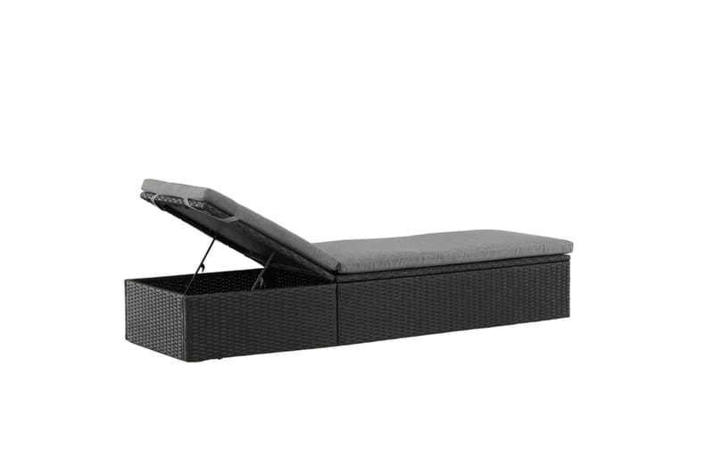 Quad Solsäng - Svart - Products - Utemöbler & utemiljö - Utestol & trädgårdsstol - Solsäng & solvagn