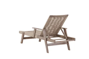 Little John Solstol 200x72 cm - Brun - Products - Utemöbler & utemiljö - Utestol & trädgårdsstol - Solstol