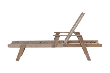 Little John Solstol 200x72 cm - Brun - Products - Utemöbler & utemiljö - Utestol & trädg årdsstol - Solstol