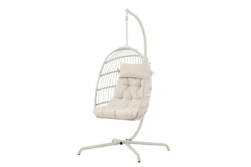 Trezza Hängstol Utomhus 75x70 cm - Beige - Products - Utemöbler & utemiljö - Utestol & trädgårdsstol - Hängfåtölj & hängstol utomhus