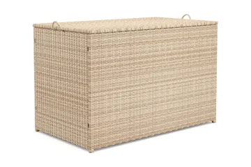 Sydney Dynbox Utomhus i konstrotting med handtag 140x90x80 cm - Beige - Products - Utemöbler & utemiljö - Utomhusförvaring - Dynförvaring - Dynbox & dynlåda