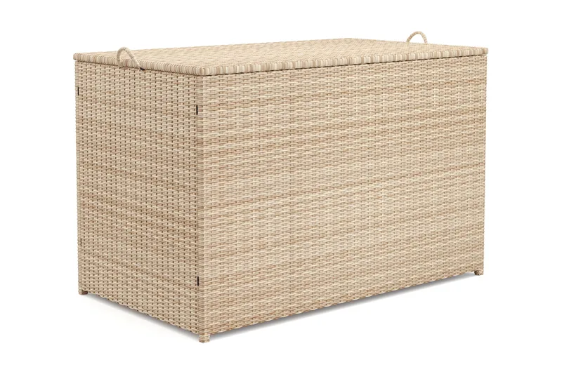 Sydney Dynbox Utomhus i konstrotting med handtag 140x90x80 cm - Beige - Products - Utemöbler & utemiljö - Utomhusförvaring - Dynförvaring - Dynbox & dynl åda