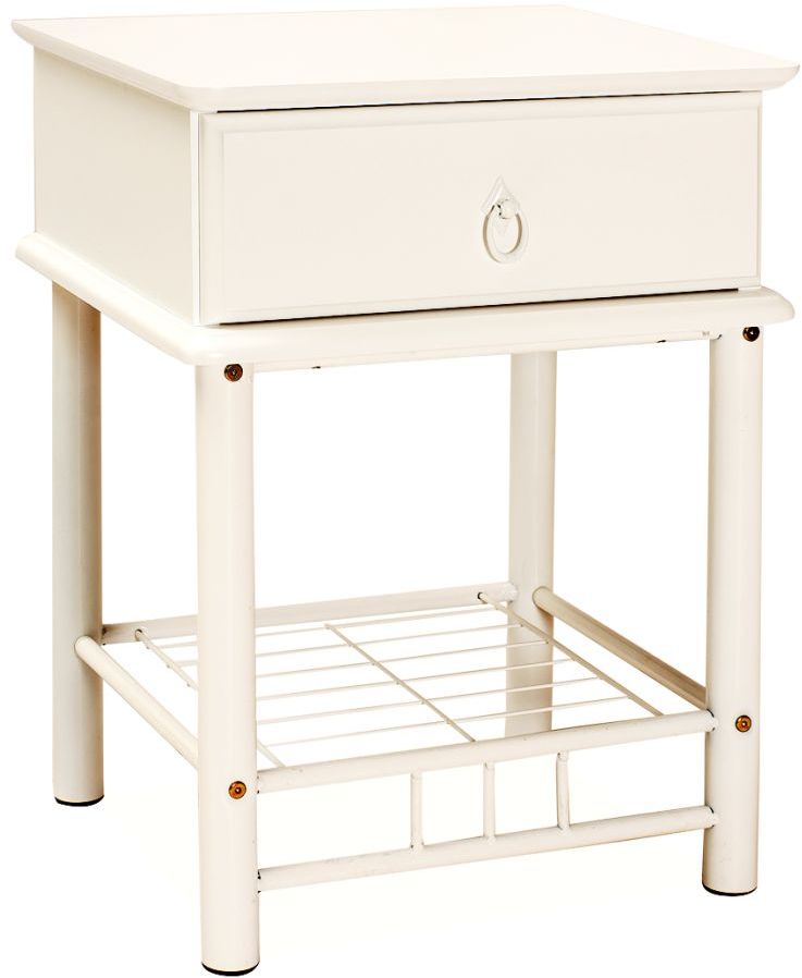 Nattbord Brea - Hvit