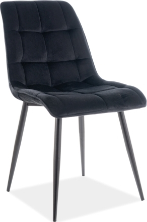 Chic Velvet stol - Svart
