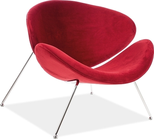 Kathleen lenestol - Rød/krom Kathleen lenestol - Rød/krom