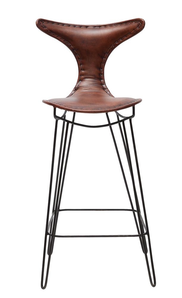 Melissa barstol - Brun/svart