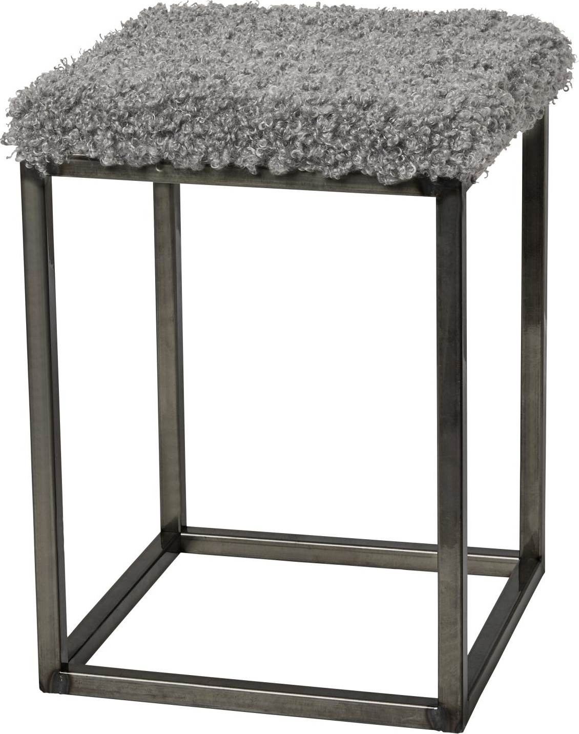 Pallekrakk Grå/stål - 35 x 35 x 50 cm Pallekrakk Grå/stål - 35 x 35 x 50 cm