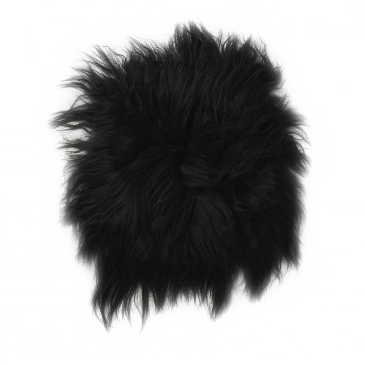 Molly stolpute saueskinn - Svart Molly stolpute saueskinn - Svart