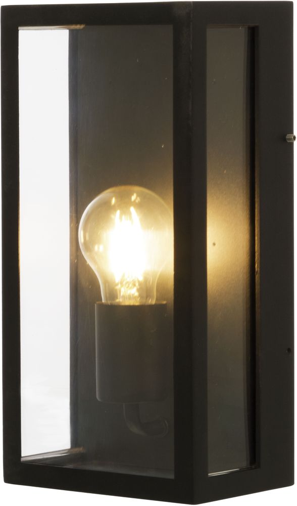 Vegglampe Arendal - Svart/klar Vegglampe Arendal - Svart/klar