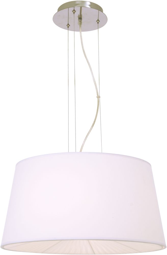 Taklampe Omega - Hvit/krom