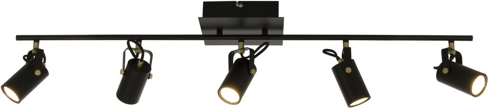 Spotlight Cilindro - Svart / matt messing Spotlight Cilindro - Svart / matt messing