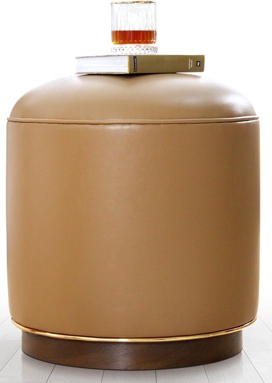 Milotte puff - Lys brun