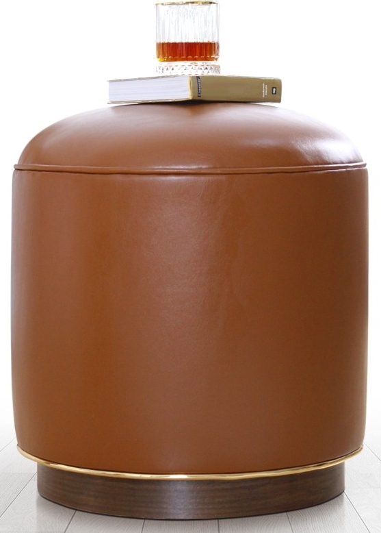 Milotte puff - Mørk brun Milotte puff - Mørk brun