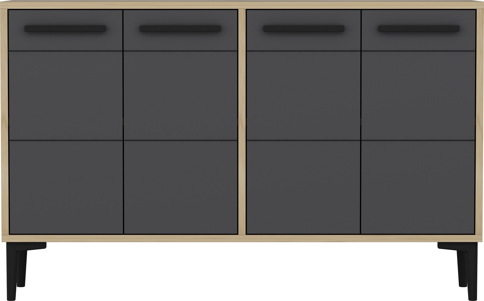 Stria skjenk - Safir eik/antrasitt