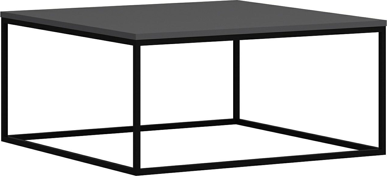 Loni salongbord 90 x 90 cm - Antrasitt