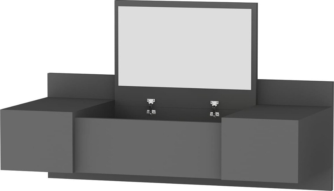 Zakkum sminkebord - Antrasitt