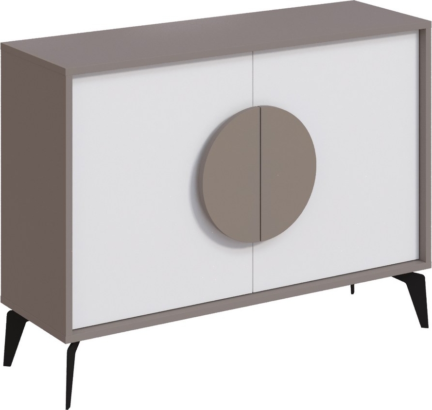 Gora skap - Hvit/mokka