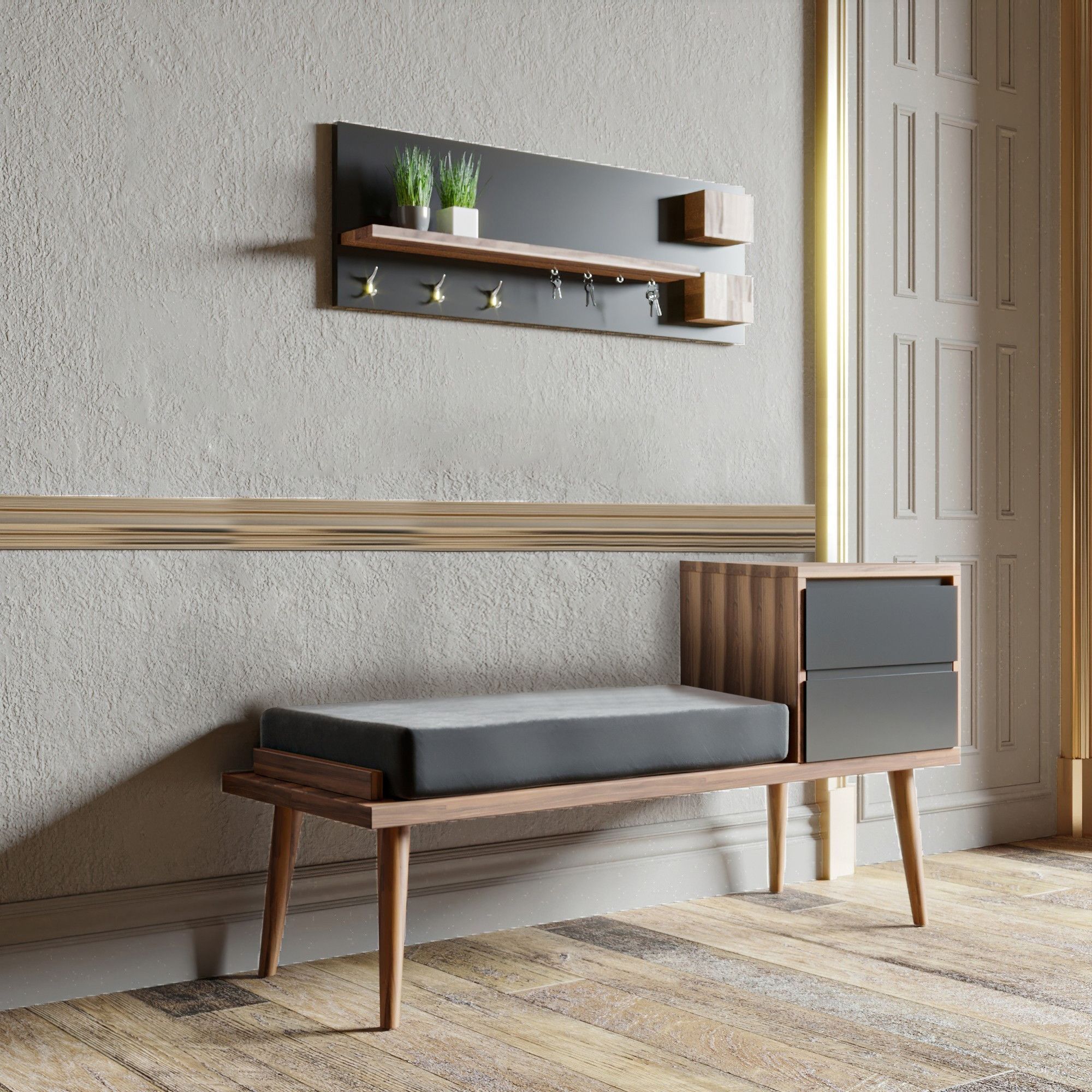 Orin gangm�bel - Valn�tt/antrasitt