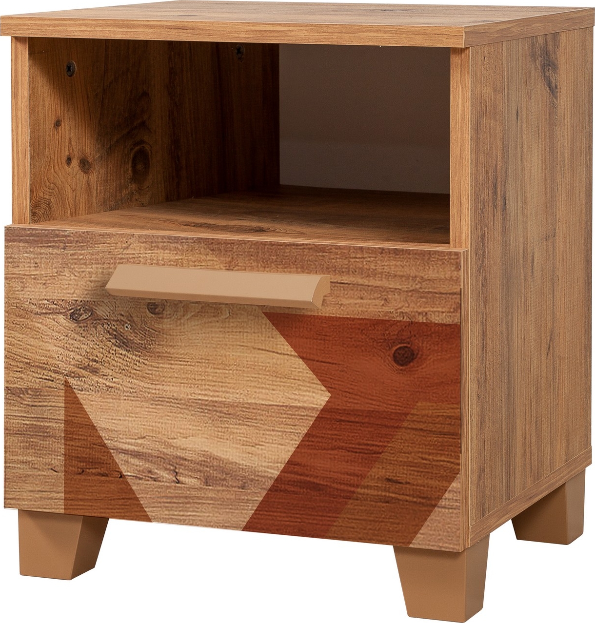 Leva Flow nattbord - Furu Leva Flow nattbord - Furu