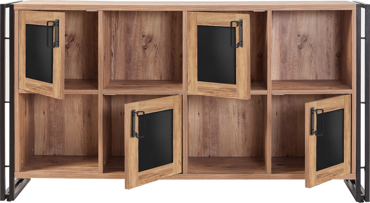 Arcas Casey skjenk - Furu/sort