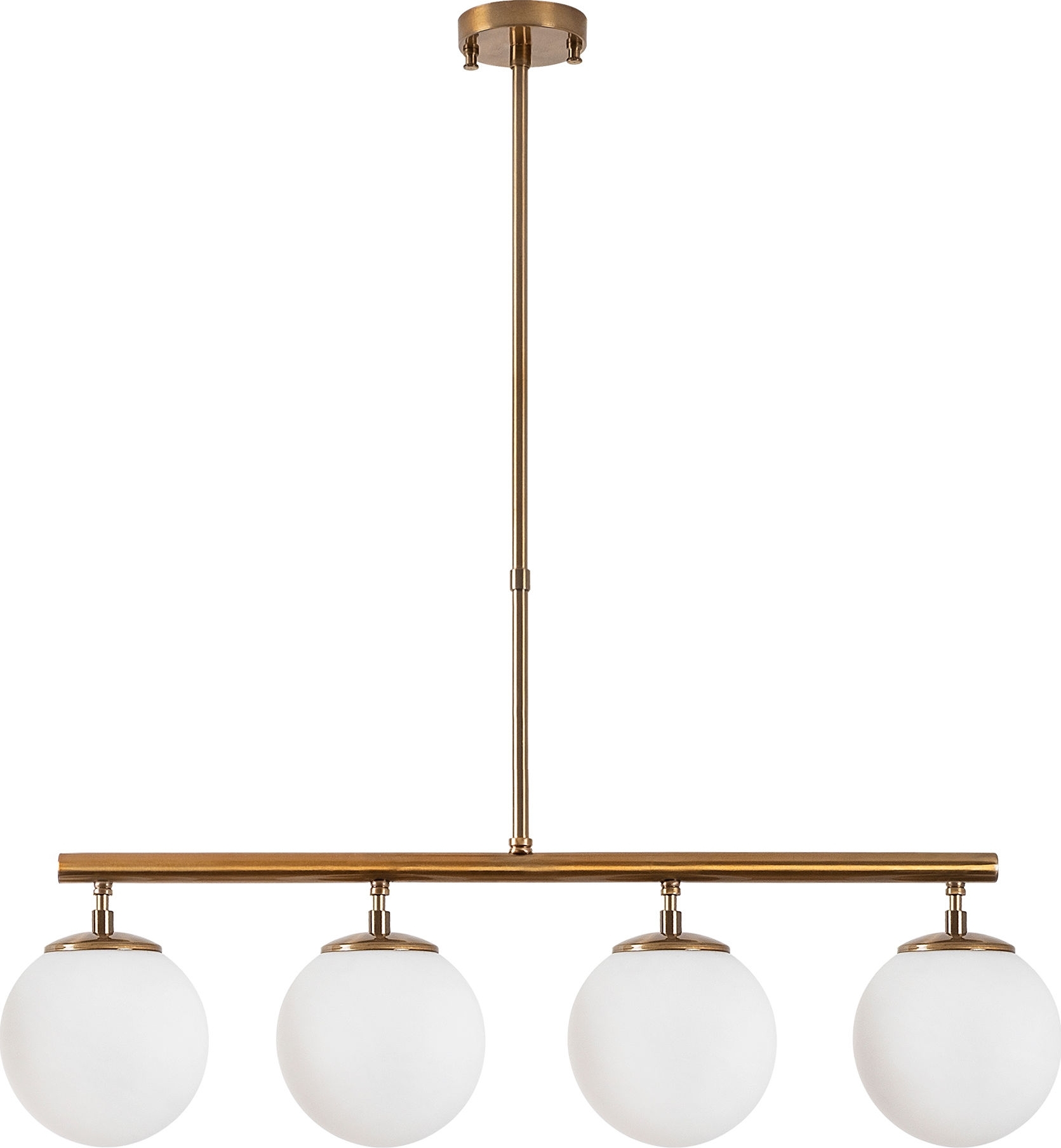 Fasettert taklampe 10435 - Vintage/hvit