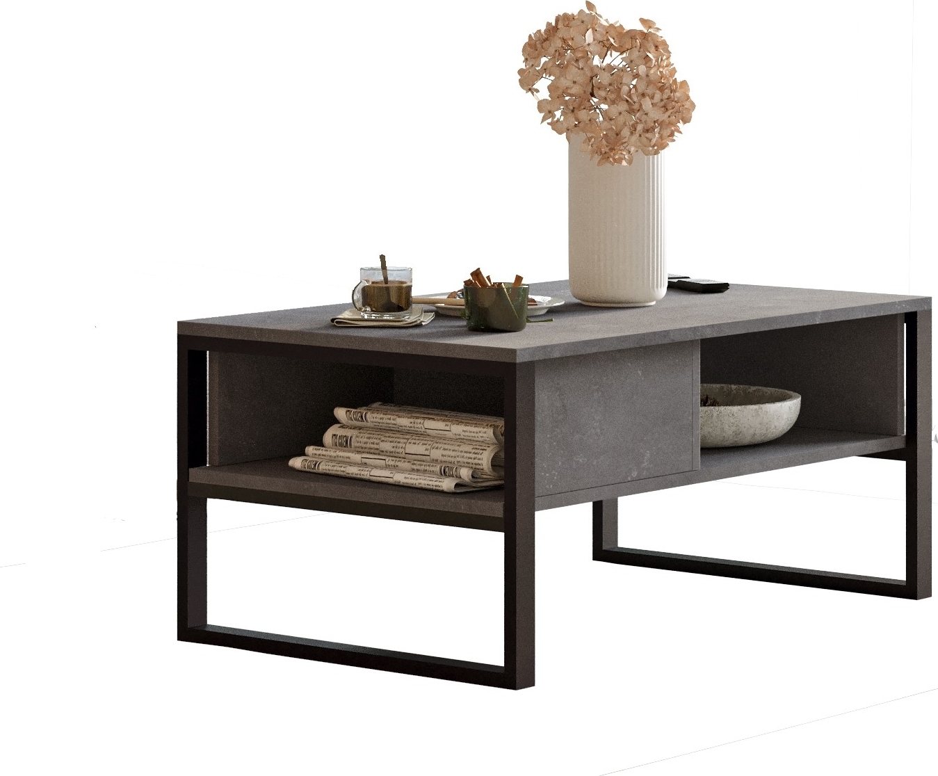 Metal salongbord - S�lv