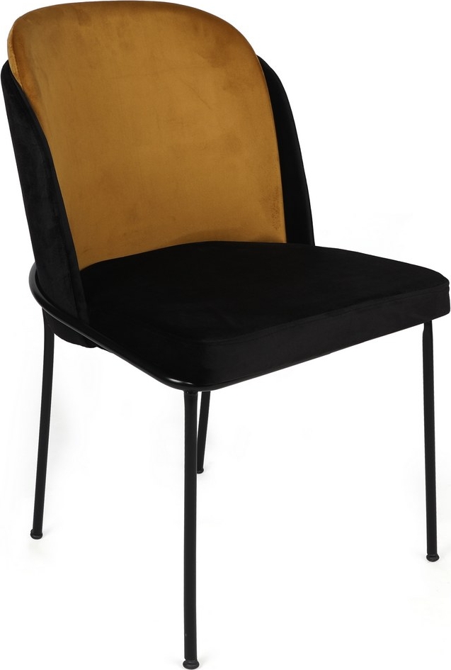 Doris spisestolsett - Gul/svart Doris spisestolsett - Gul/svart