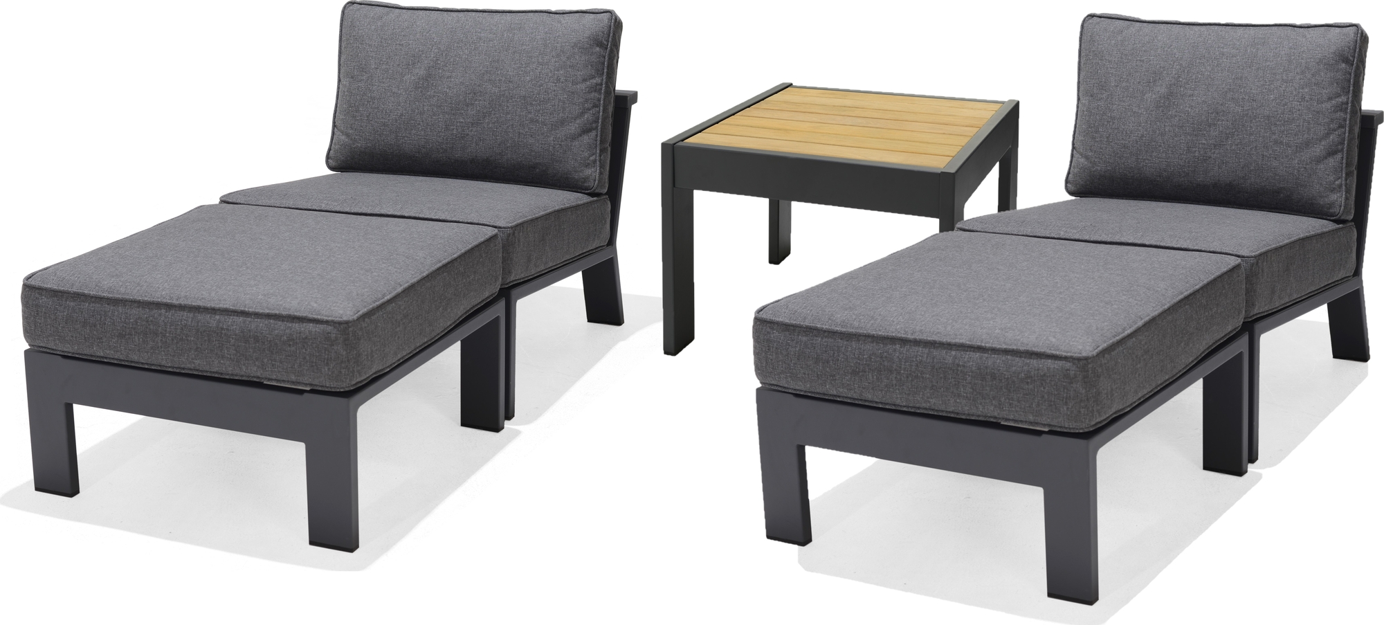 Palau salonggruppe 3 - Gr�/teak