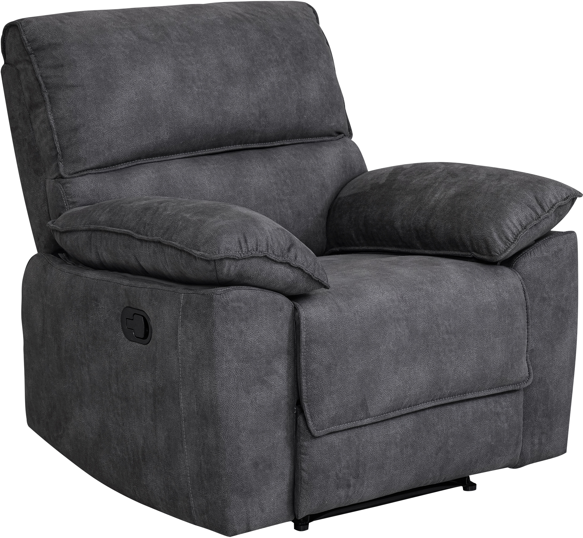 Coventry lenestol med manuell mekanisme - Gr? mikrofiber + Tekstilpleie for m?bler Coventry lenestol med manuell mekanisme - Gr? mikrofiber + Tekstilpleie for m?bler