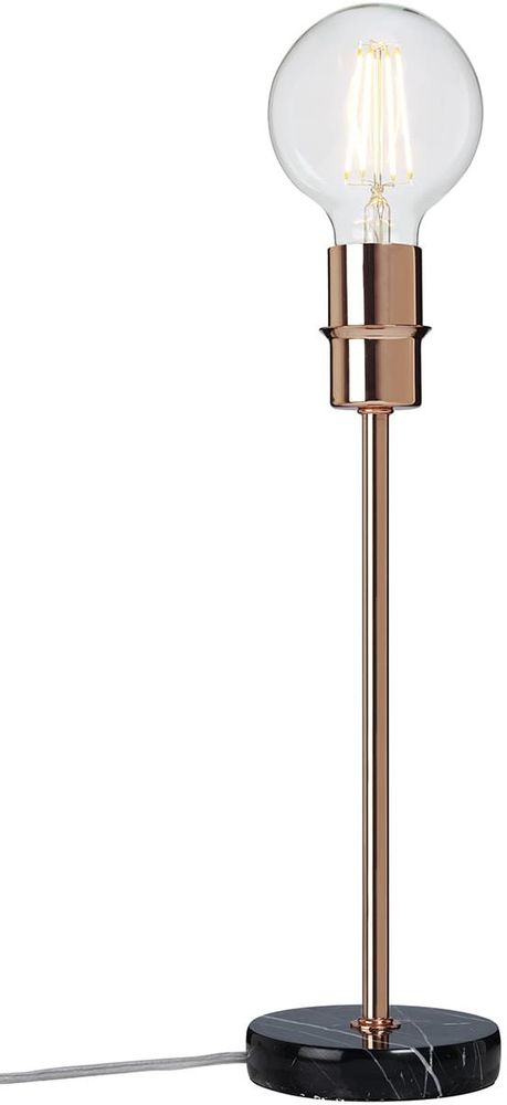 Converto bordlampe - Svart marmor/kobber Converto bordlampe - Svart marmor/kobber
