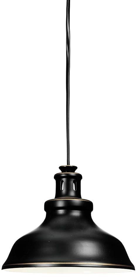 New Haven vinduslampe - Svart antikk/gull