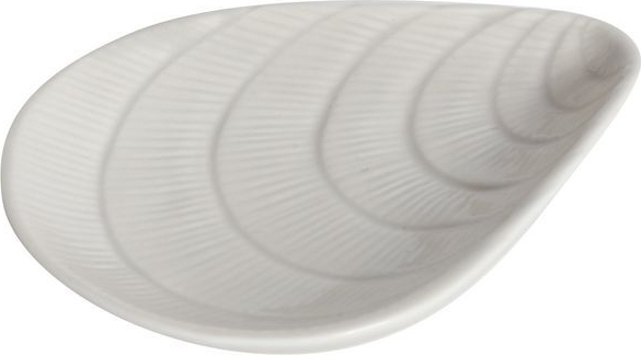 Bl�skjell serveringsfat 12 cm - Beige