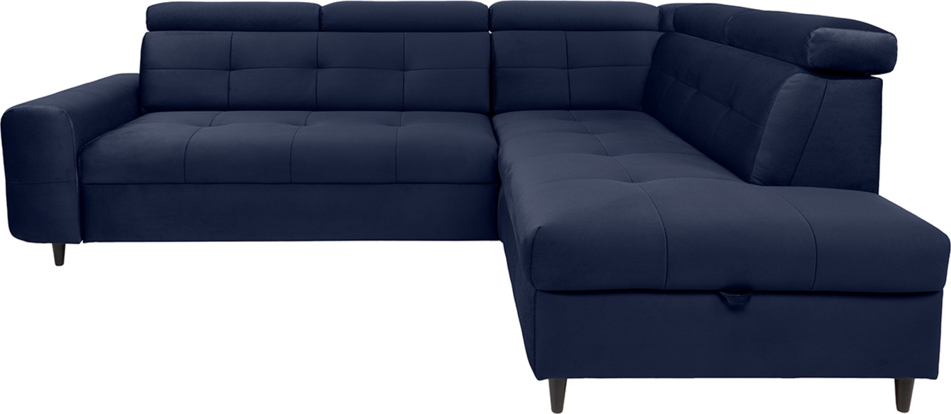 Matras hj�rnesovesofa med �pen ende h�yre - Bl�