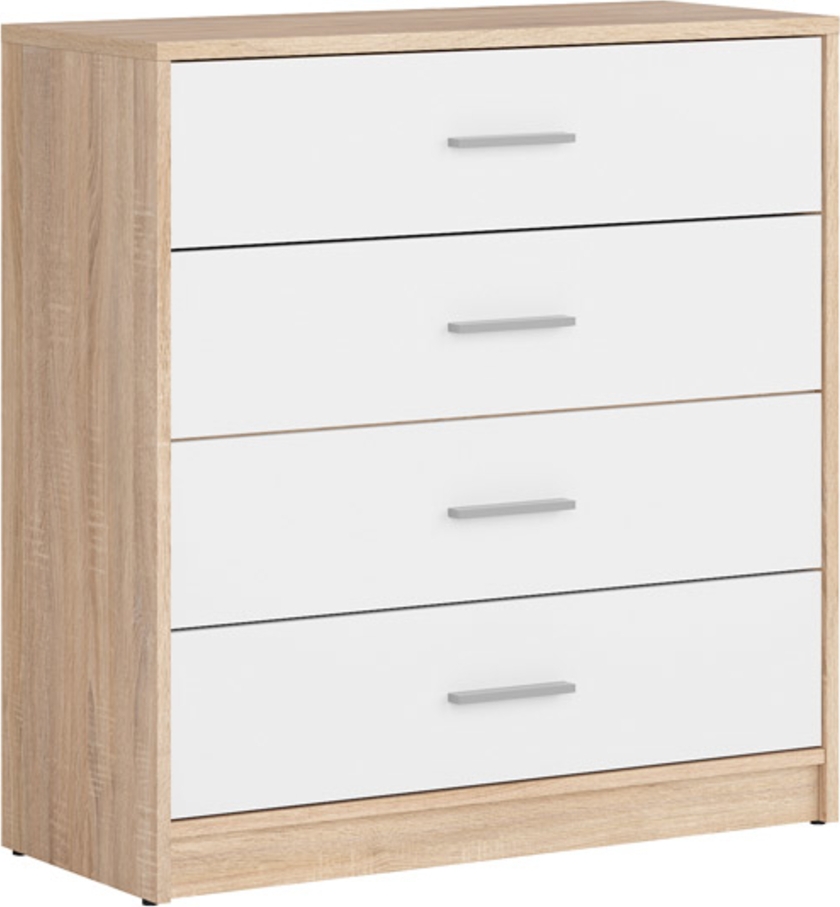 Nepo Plus kommode - Sonoma eik/hvit Nepo Plus kommode - Sonoma eik/hvit