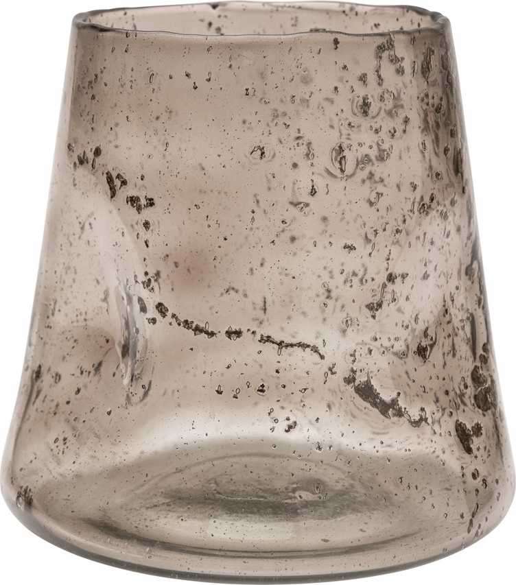 Labyrint vase 16 x 16 x 15 cm - R�ykfarget