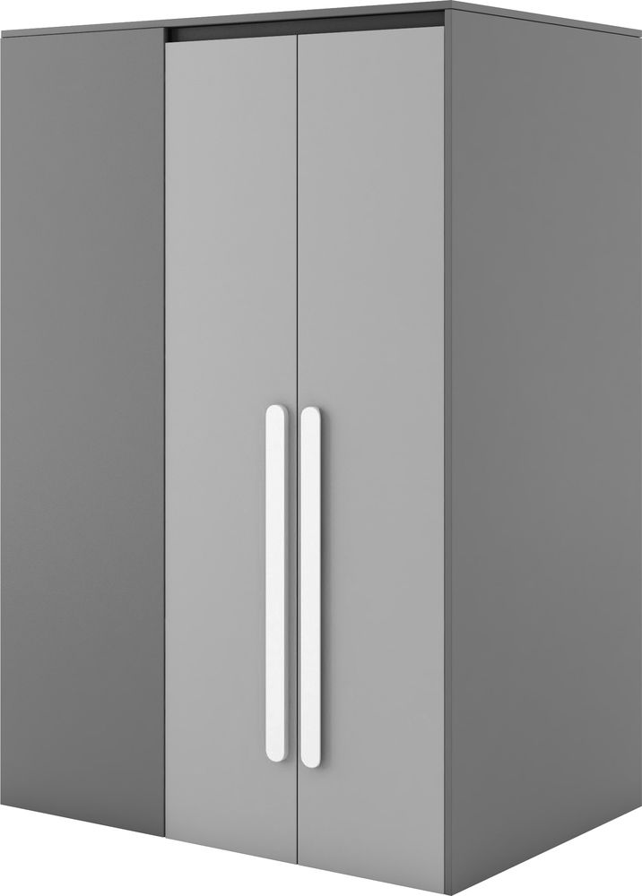 Pauline garderobe - Graphite/gr� - H�yrevendt