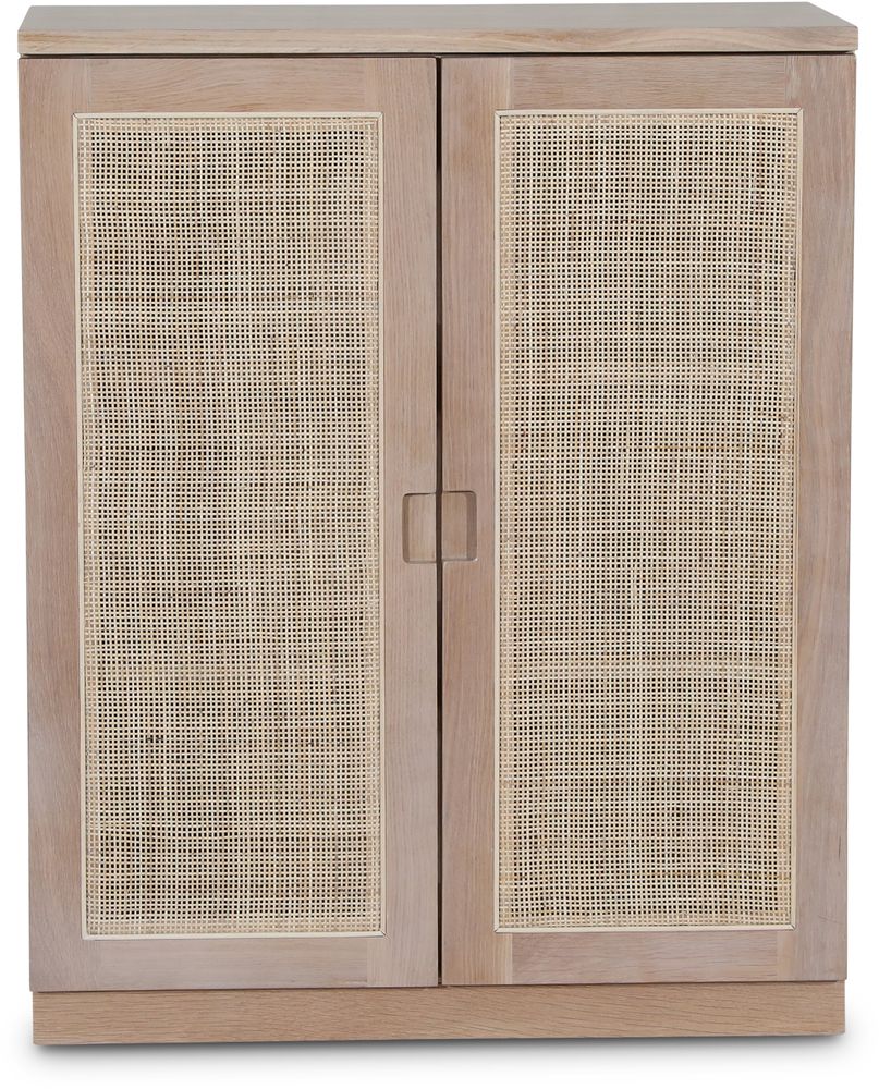 Level skap med dører i rotting - Whitewash Level skap med dører i rotting - Whitewash