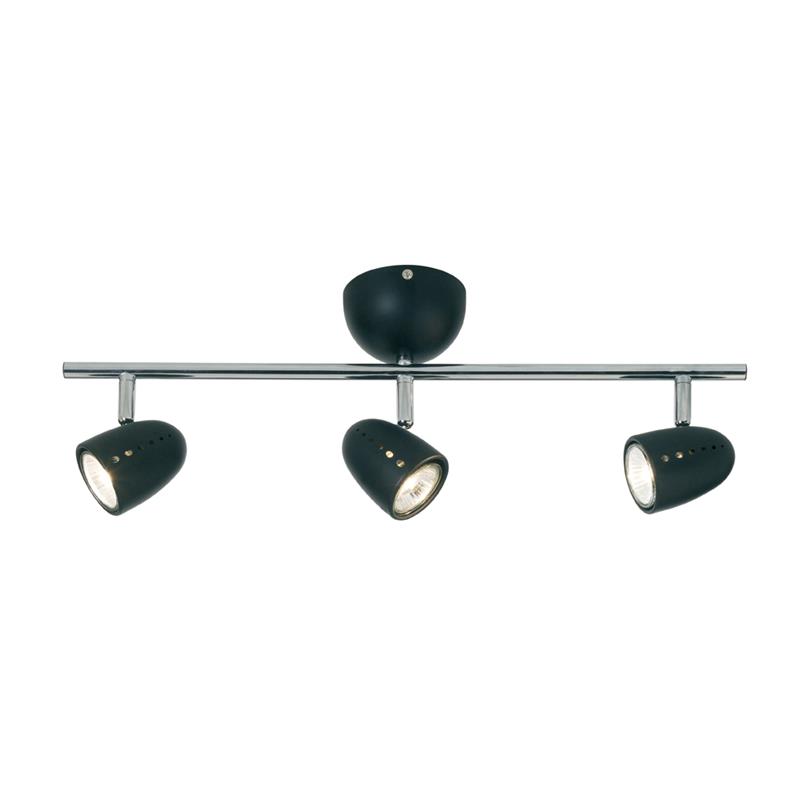 Tobo Taklampe 3 - Krom/Svart