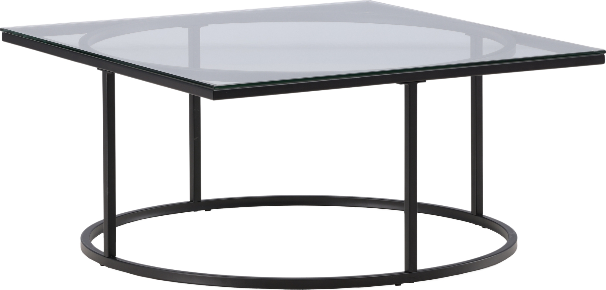 Scanner salongbord 90 x 90 cm - Sort Scanner salongbord 90 x 90 cm - Sort