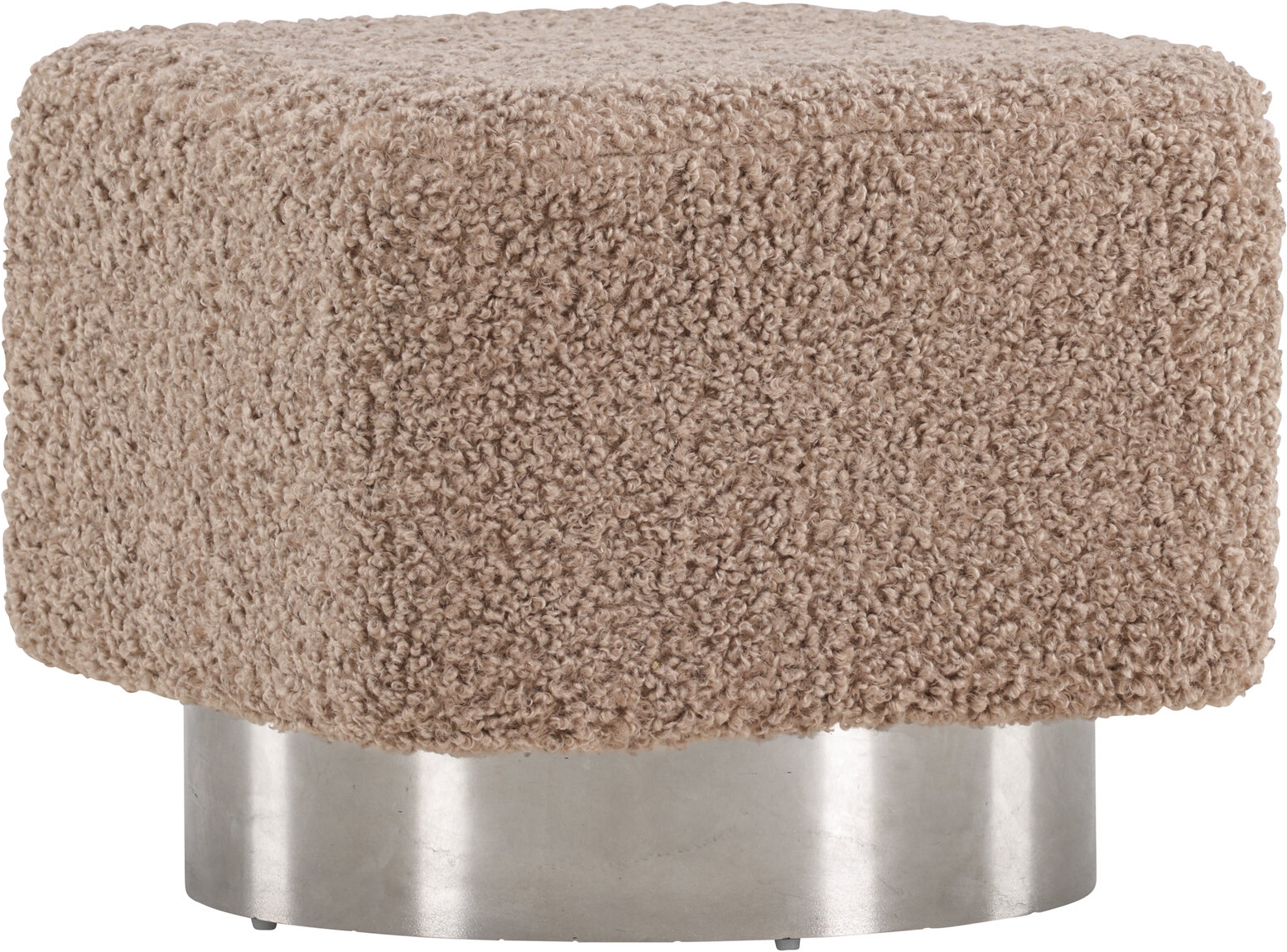 Newton puff - Brun Teddy/Sølv Newton puff - Brun Teddy/Sølv