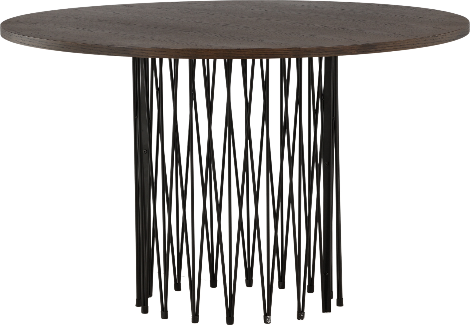 Alborga rundt spisebord Ø120 cm - Sort/mocca Alborga rundt spisebord Ø120 cm - Sort/mocca