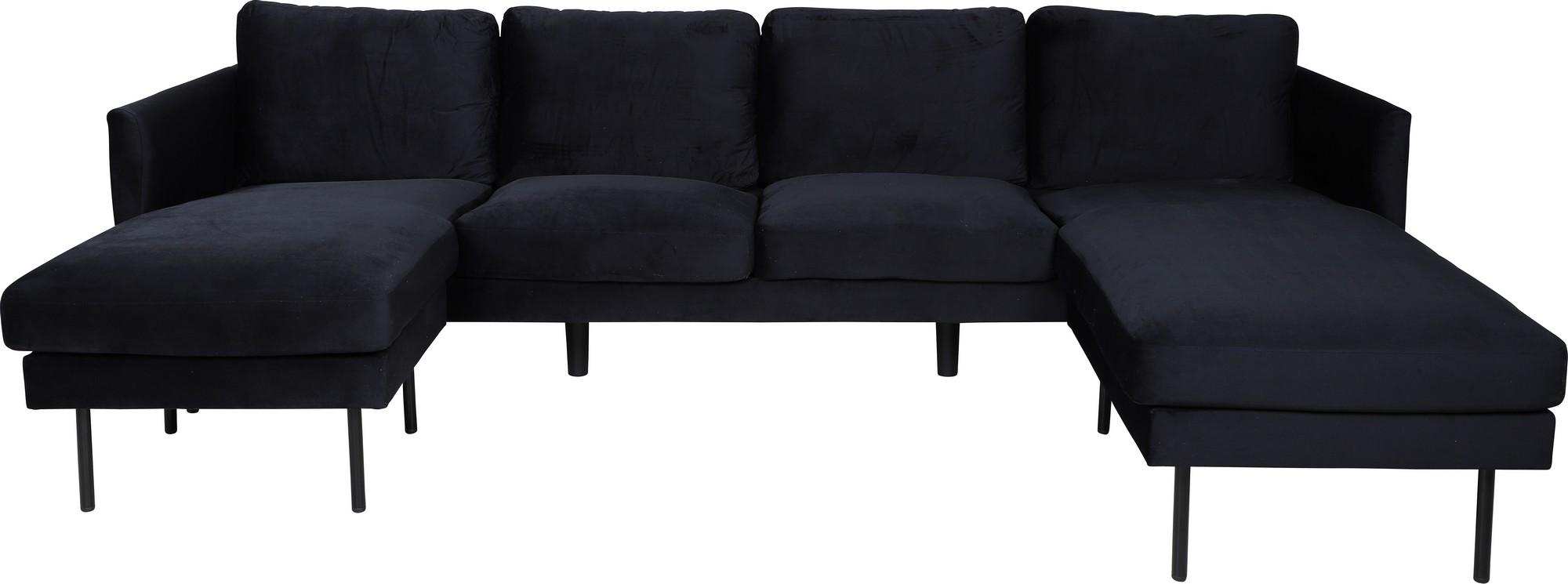 Eden U-Sofa - Svart Eden U-Sofa - Svart