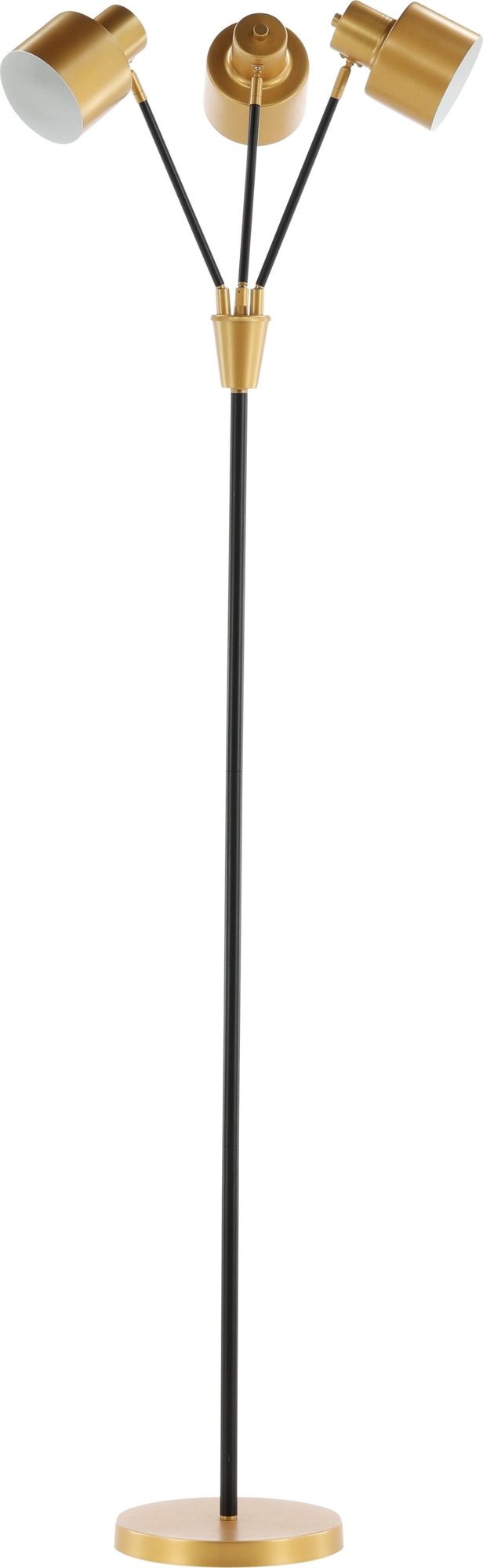 Semafor gulvlampe - Svart/messing Semafor gulvlampe - Svart/messing