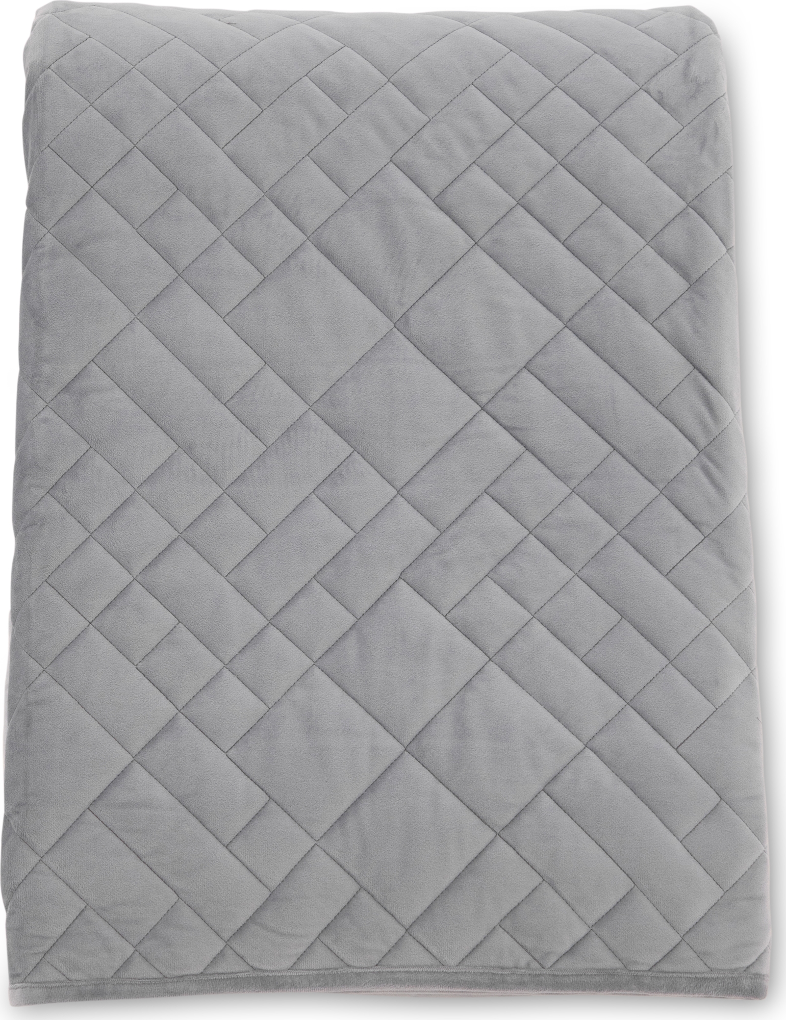 Inga sengeteppe, 260x260 cm - Lysegrå