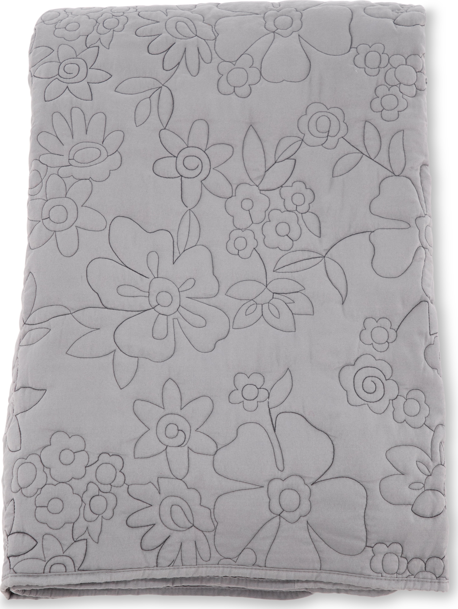 Mirage sengeteppe, 250x150 cm - Lysegrå