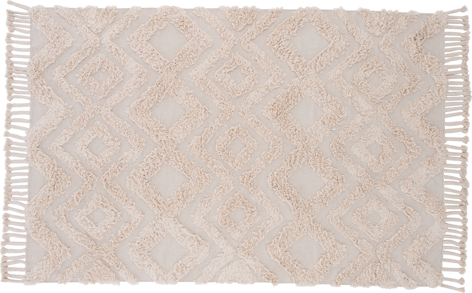 Kleva teppe, 200x300 cm - Hvit