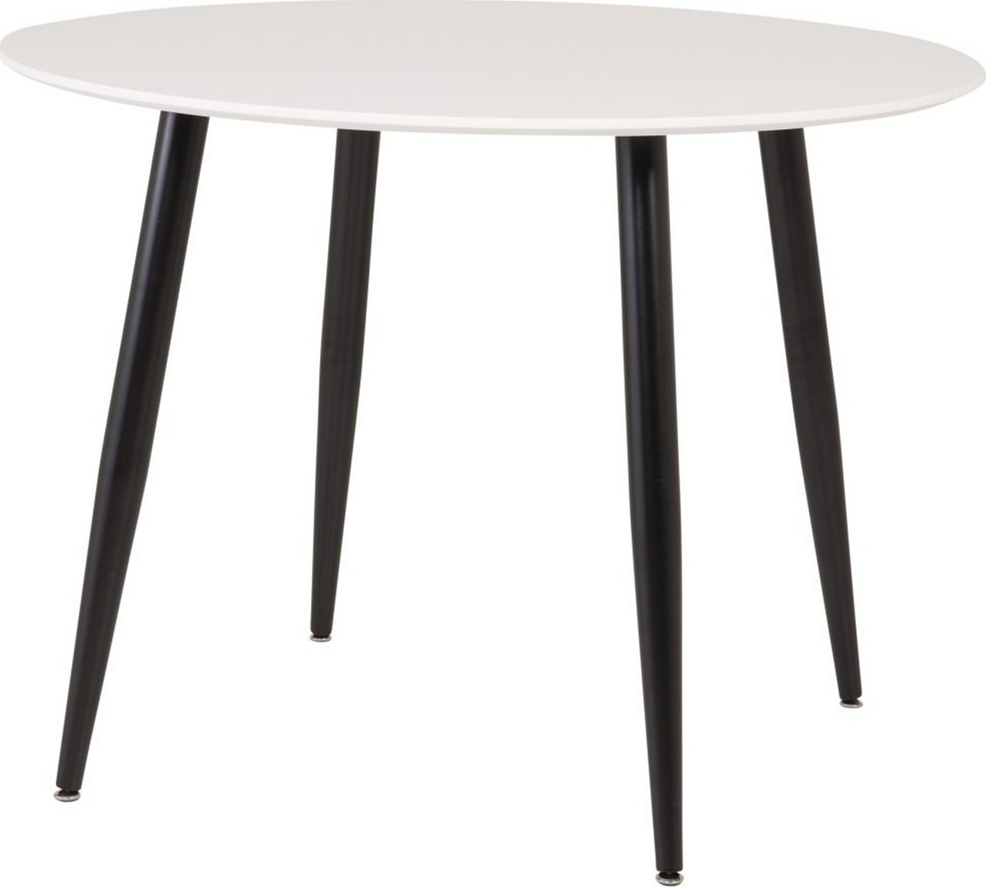 Paradis spisebord, 100 cm - Hvit/svart Paradis spisebord, 100 cm - Hvit/svart