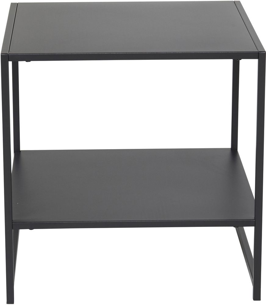 Trene sidebord med hylle - Svart Trene sidebord med hylle - Svart