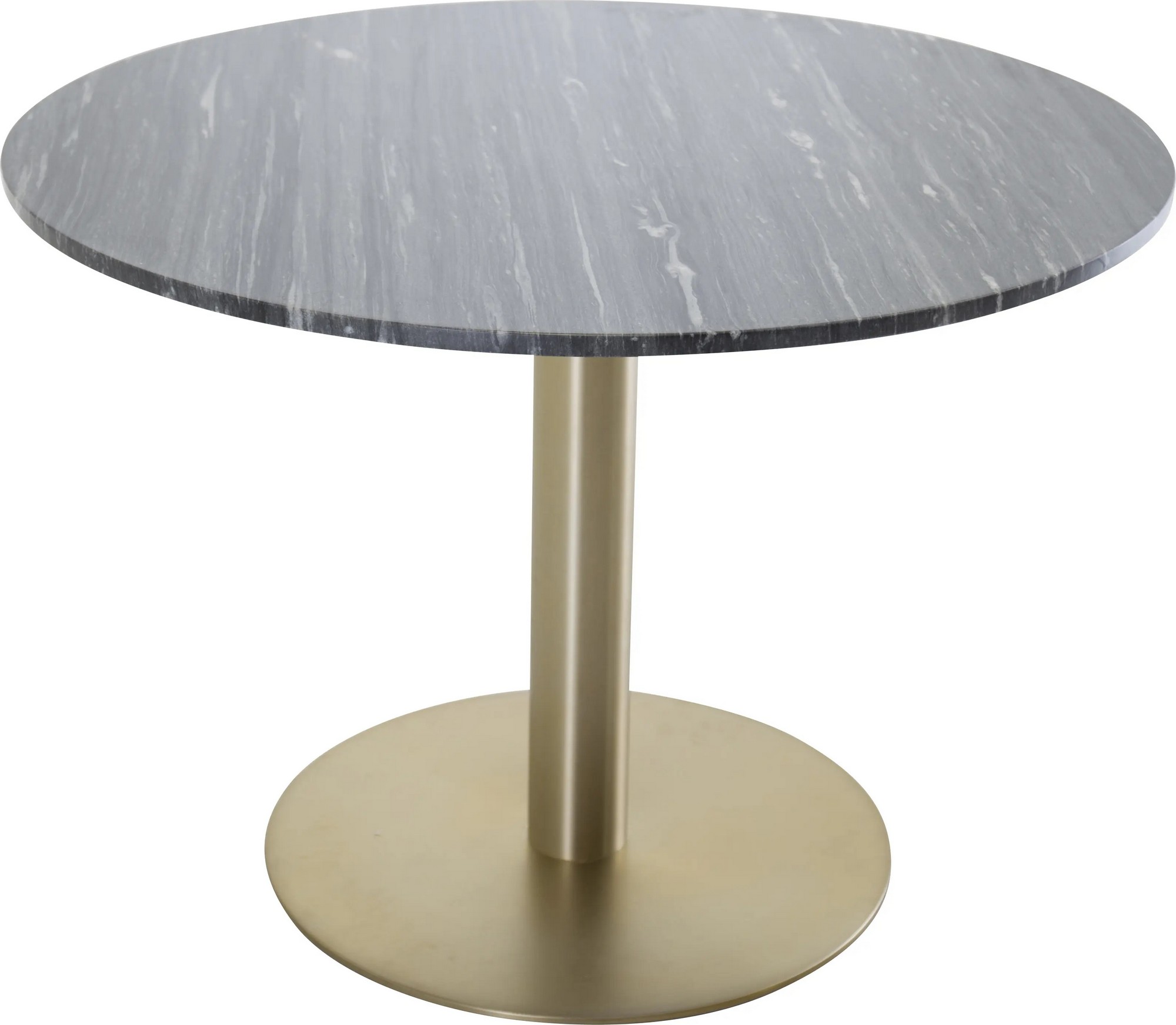 Kvarnbacken spisebord, 106 cm - Mørk marmor/messing Kvarnbacken spisebord, 106 cm - Mørk marmor/messing